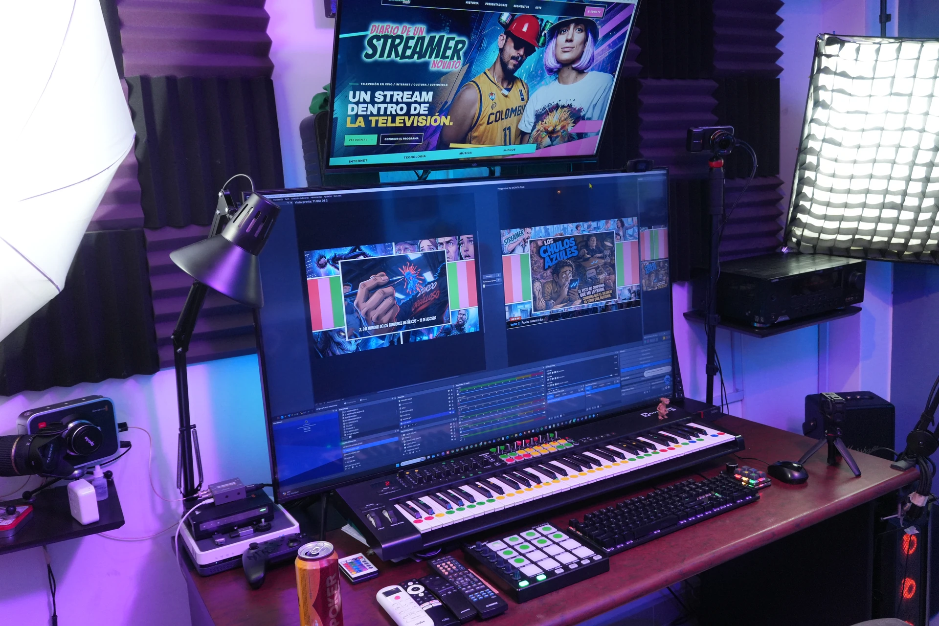 El estudio en casa desde donde se produce DDSN